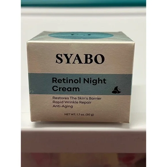 SYABO Retinol Night Cream Anti-Aging Rapid Wrinkle Repair 1.7oz 50g NEW SEALED - Picture 1 of 4